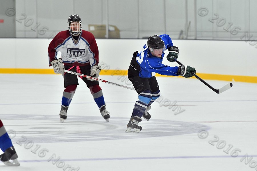 Wheaton College Men\'s Ice Hockey vs Middlesex Community College. - Photo By: KEITH NORDSTROM